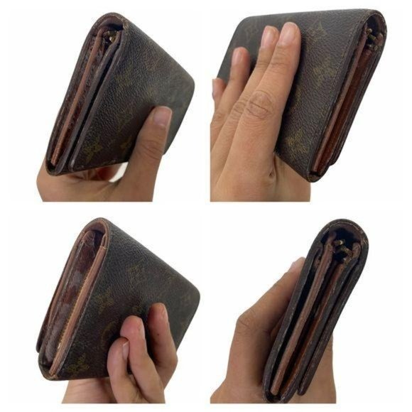 Authentic Louis Vuitton Wallet Porte Monnaie Billet Tresor LV Vintage - Picture 8 of 10